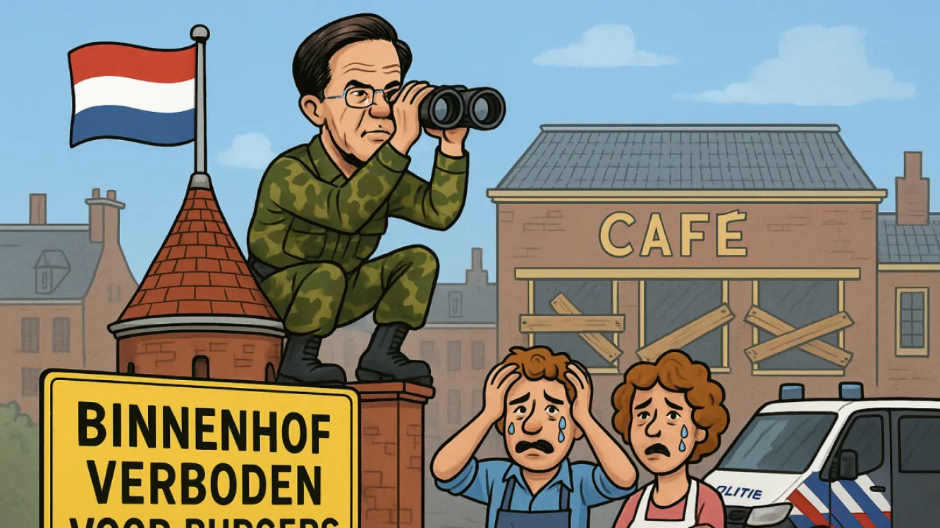 NAVO-top in Den Haag: Moderne Veste voor de elite – en de burger mag weer dokken