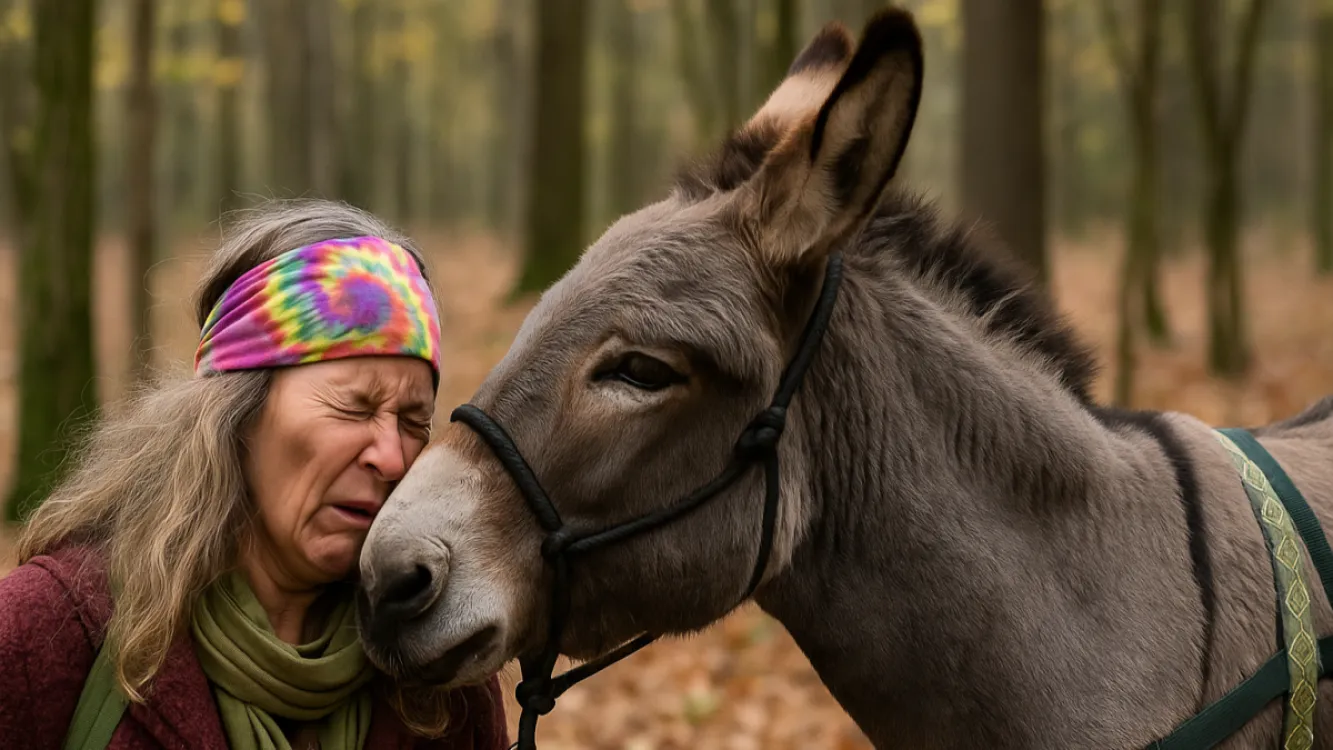 Stiltewandeling met ezels loopt uit de hand: hoofdwonden en een hoop zweverige onzin